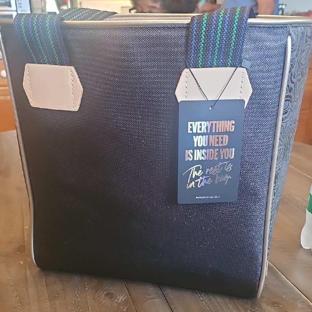 Blue And Orange Geometric Backpack - image 3